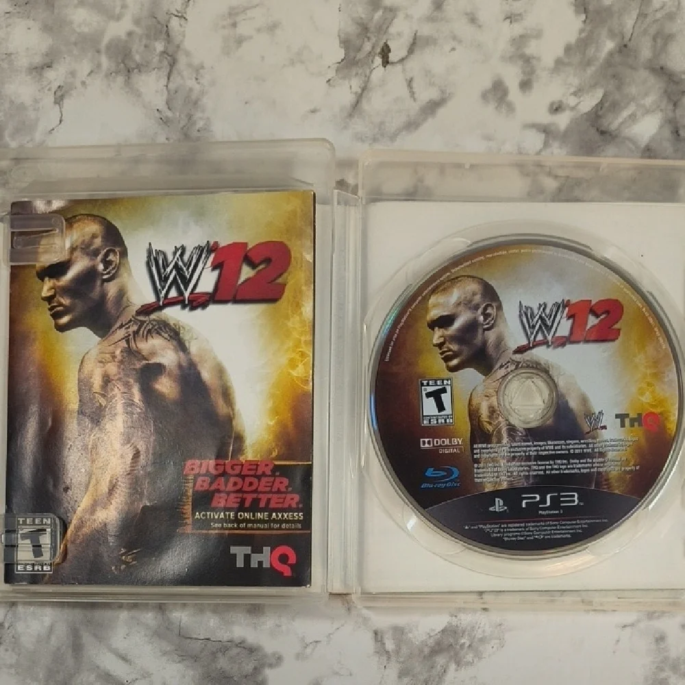 WWE 12 Wrestling Game for PS3 -